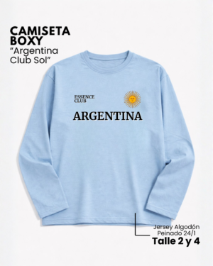Camiseta Boxy | Argentina Club Sol