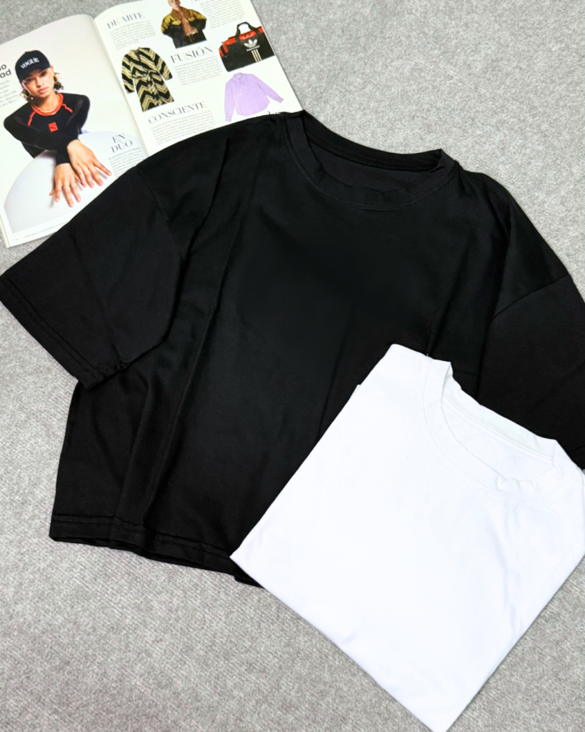 Remera Boxy Liso